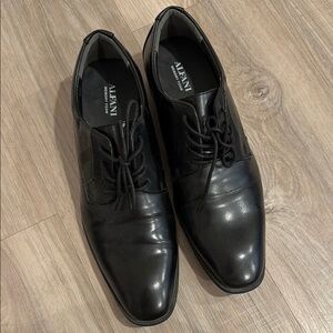 Alfani Black Leather Men's Shoes